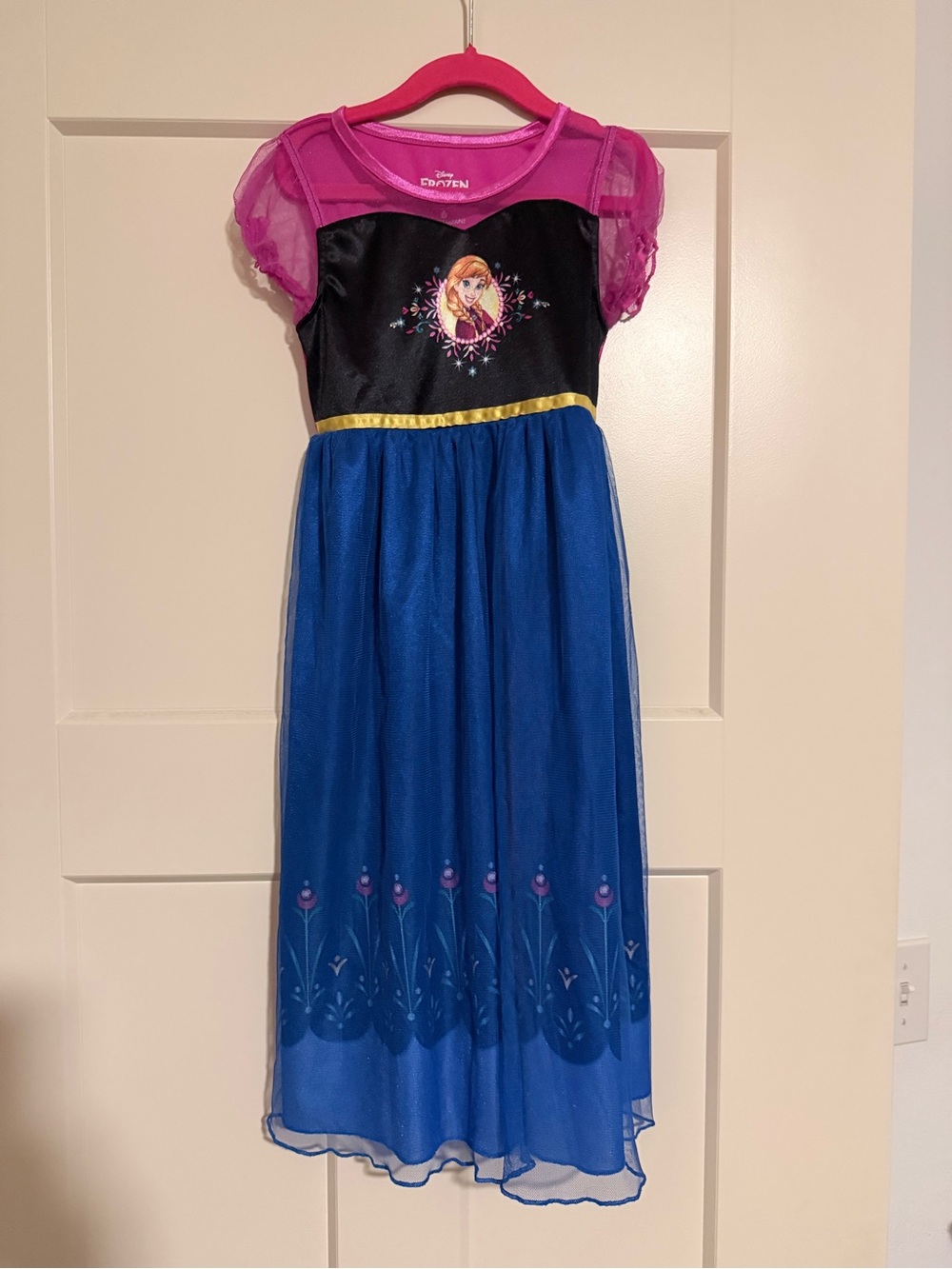 Disney Anna Blue and Pink Princess Nightgown